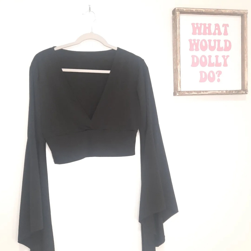 Black Crop Top